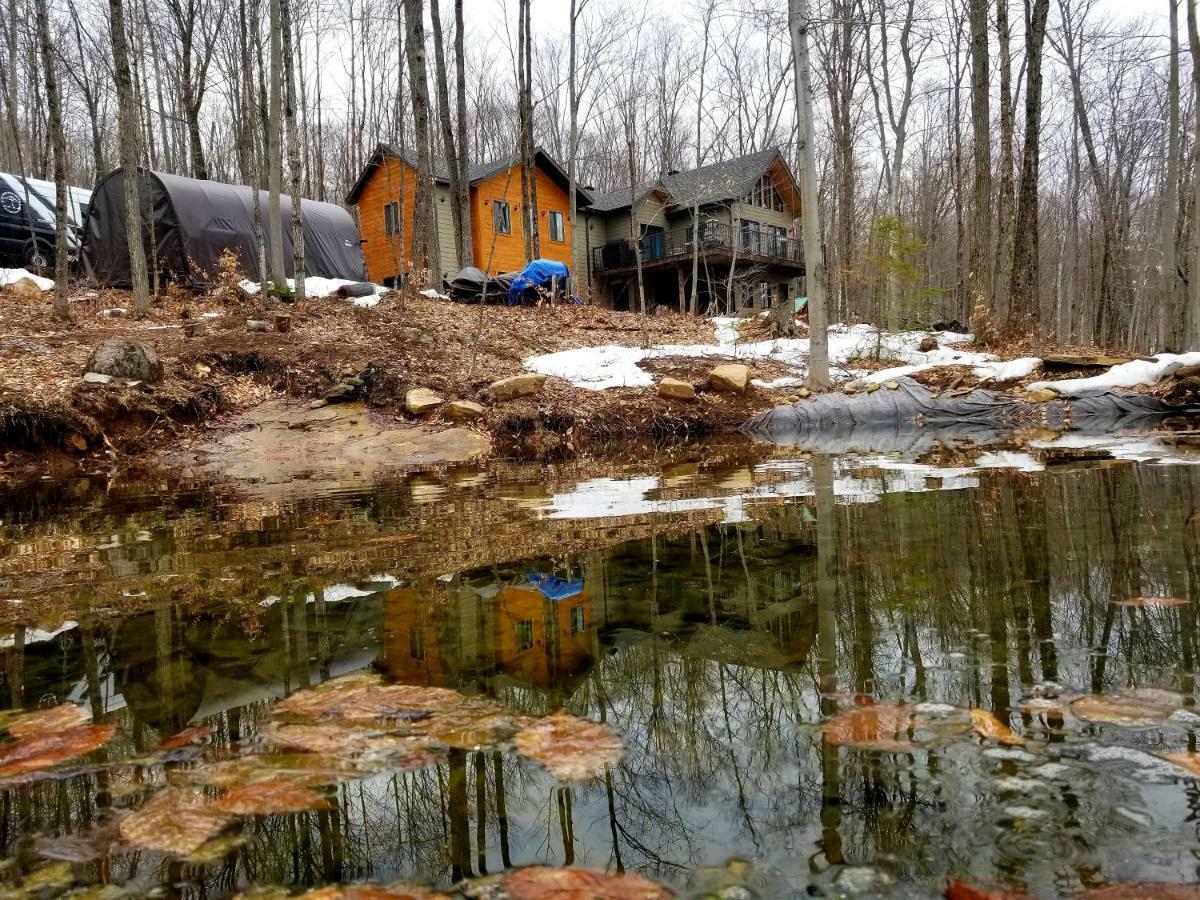 Вилла Les Cabines Nordik Des Piles Сен-Жан-Де-Пиль Экстерьер фото