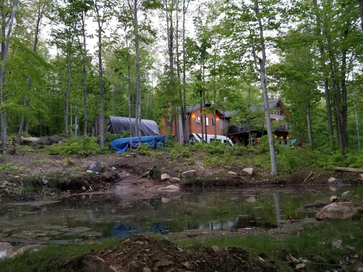 Вилла Les Cabines Nordik Des Piles Сен-Жан-Де-Пиль Экстерьер фото